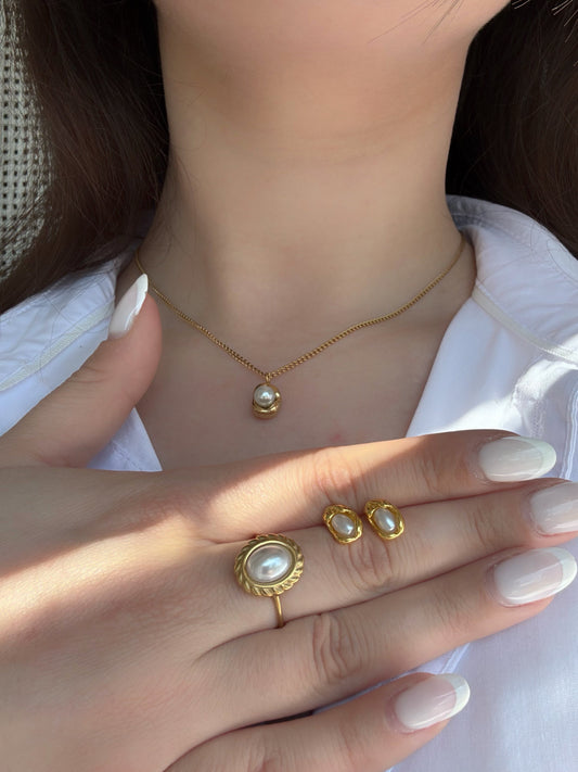 Collier pendentif perle - Aurorejewels