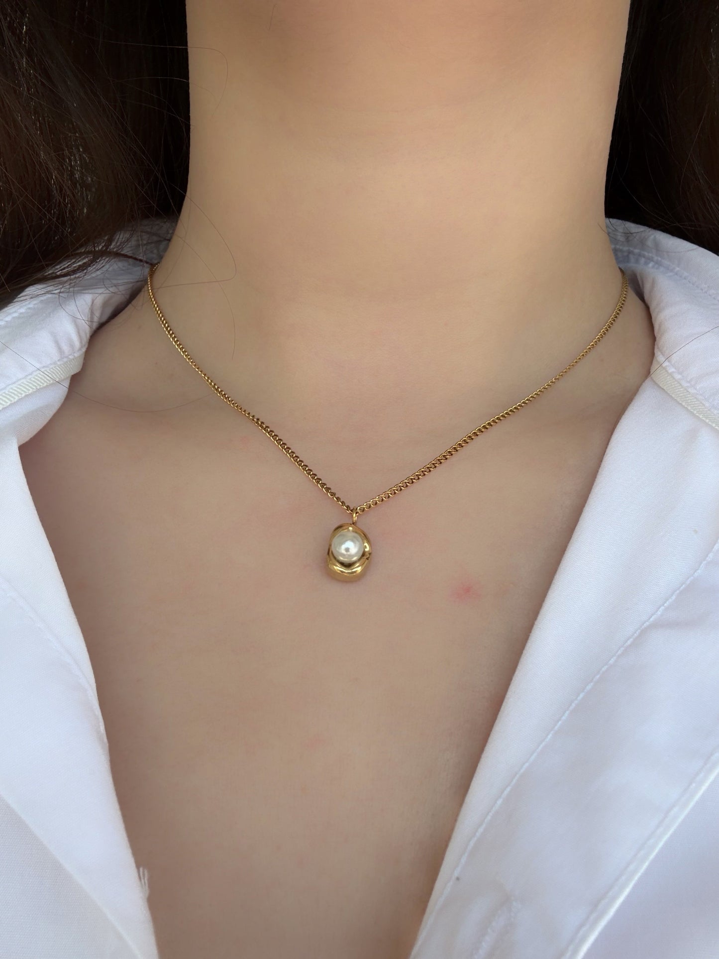 Collier pendentif perle - Aurorejewels