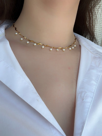 Collier perle femme - Aurorejewels