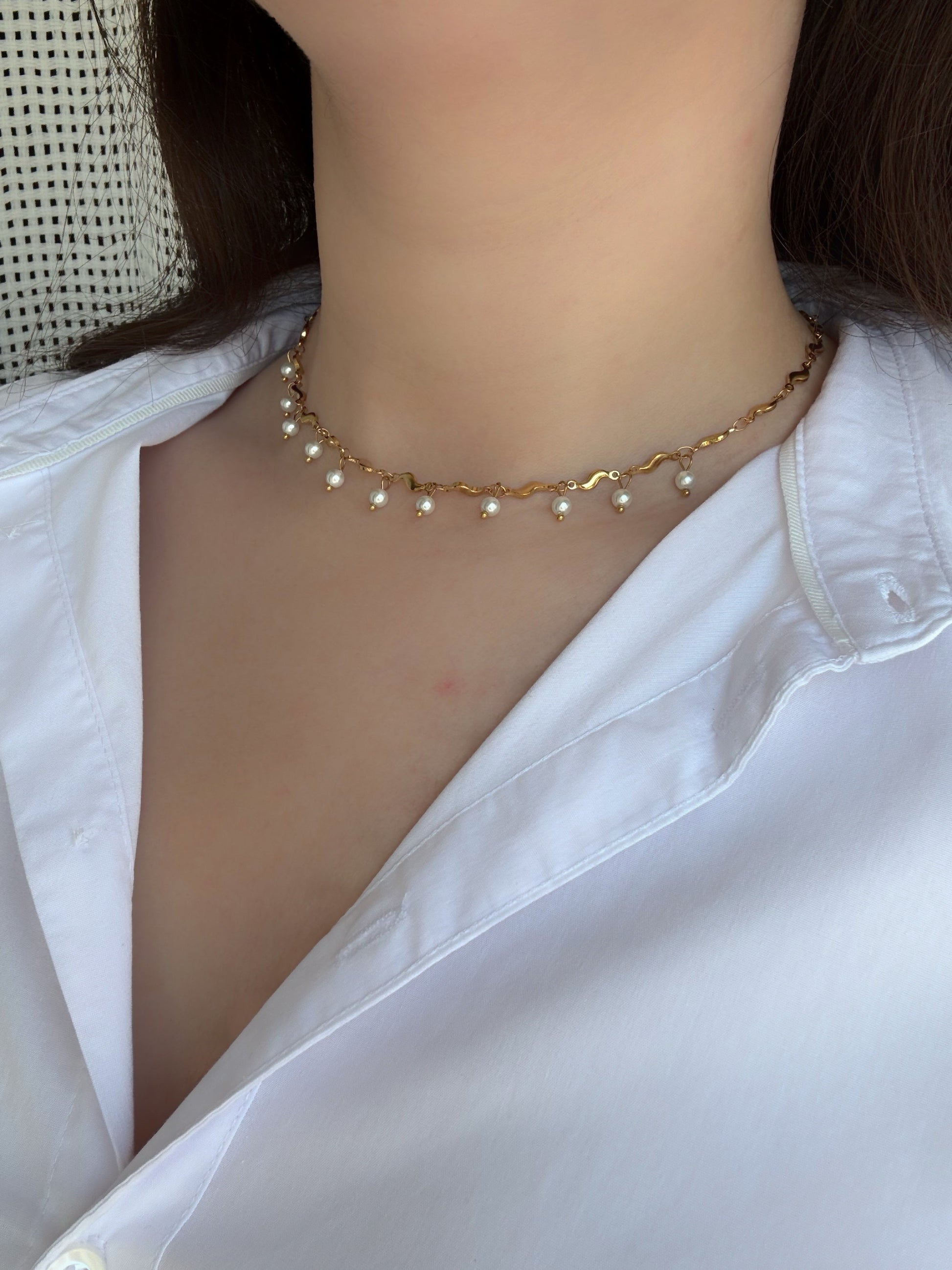 Collier perle femme - Aurorejewels