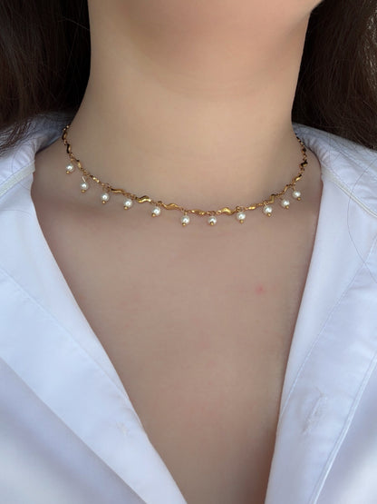 Collier perle femme - Aurorejewels