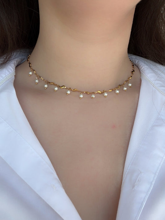 Collier perle femme - Aurorejewels