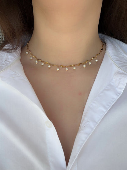 Collier perle femme - Aurorejewels