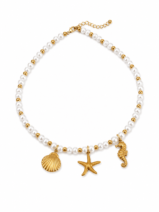 COLLIER PERLES ÉTÉ - Aurorejewels