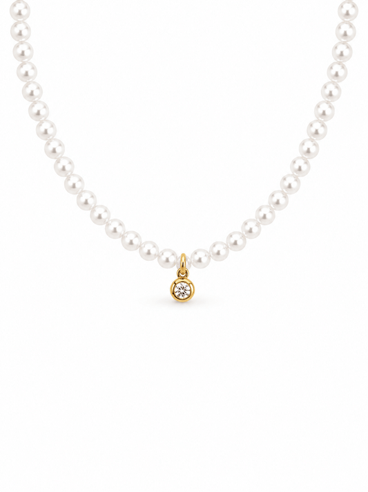COLLIER PERLES RAS DE COU - Aurorejewels