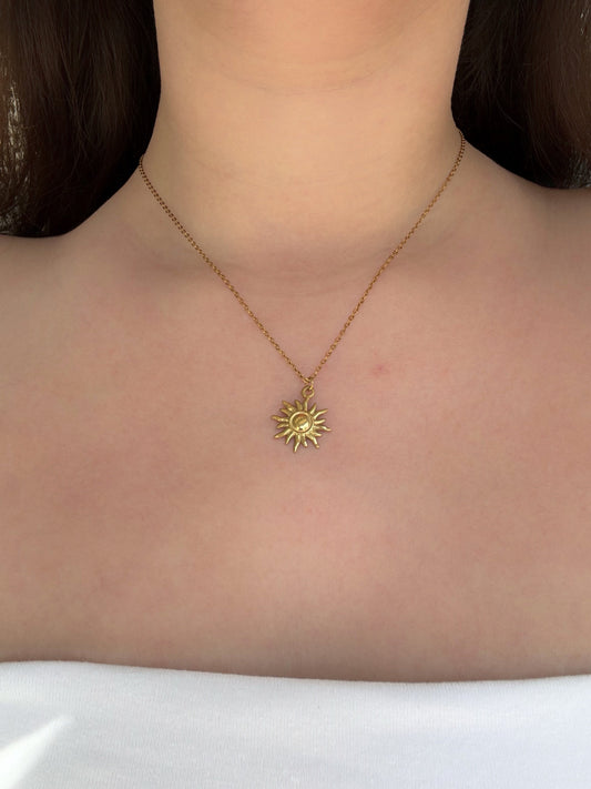 Collier soleil or - Aurorejewels
