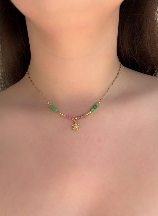 Collier tournesol - Aurorejewels
