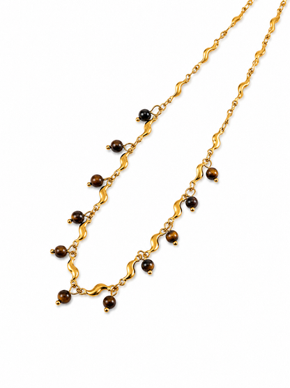 Collar ojo de tigre