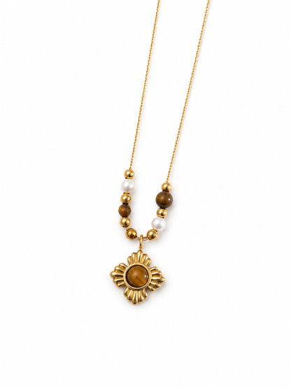 Collar marrón