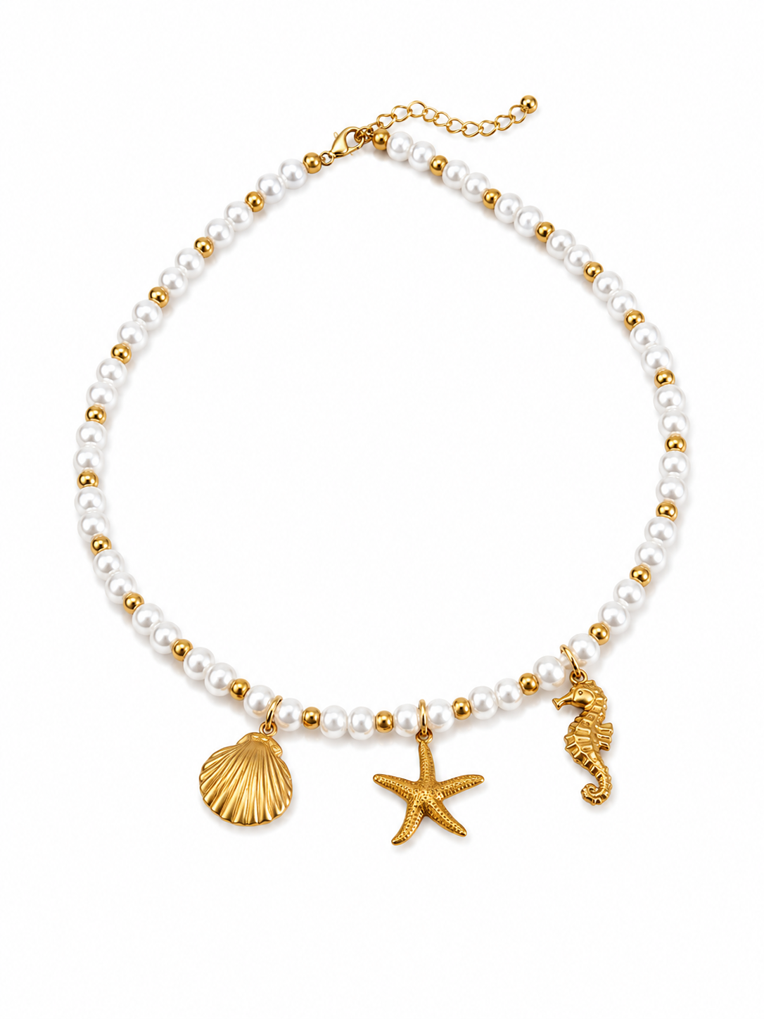 COLLIER PERLES ÉTÉ