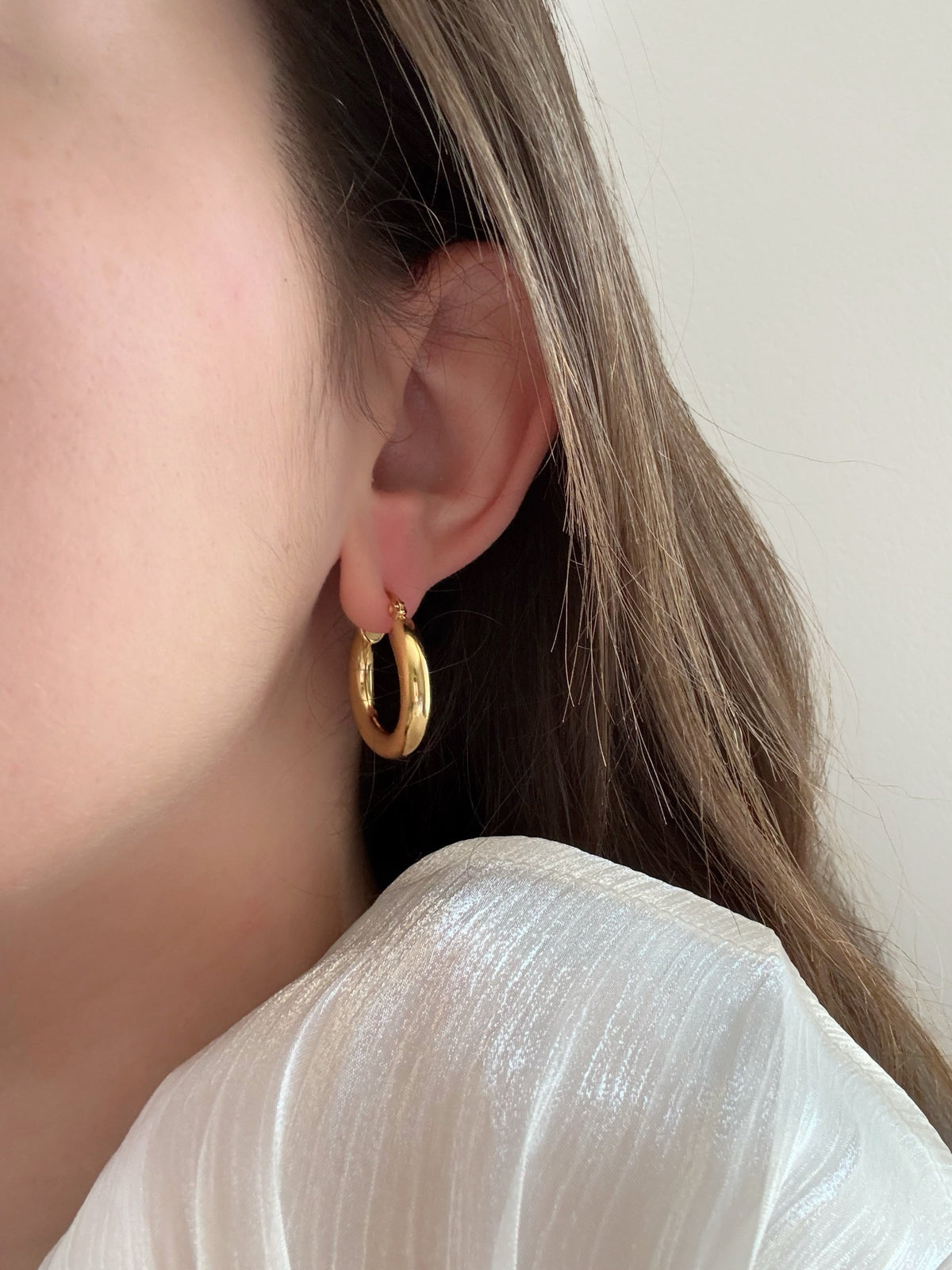 CRÉOLES ÉPAISSES ACIER INOXYDABLE - Aurorejewels