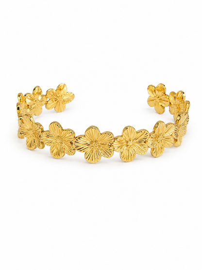 BRACELET JONC FLEUR