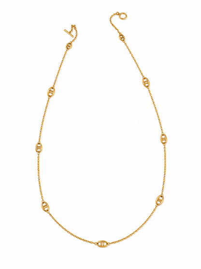 SAUTOIR MAILLE MARINE - Aurorejewels